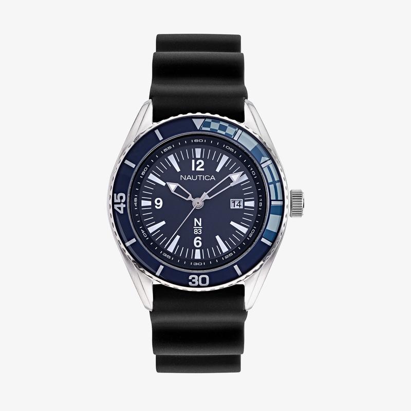 NAUTICA ERKEK SİYAH KOL SAATİ