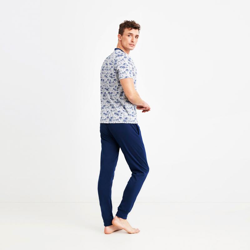 NAUTICA ERKEK GRİ PİJAMA TAKIM