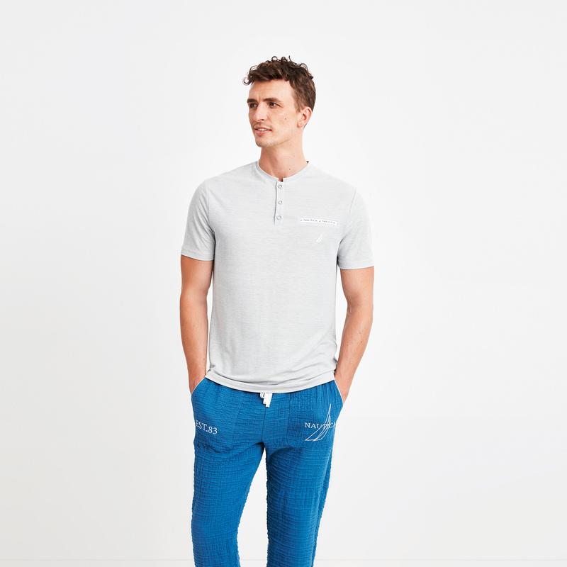 NAUTICA ERKEK GRİ PİJAMA TAKIM