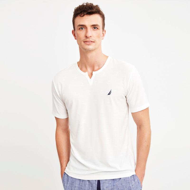 NAUTICA ERKEK BEYAZ PİJAMA TAKIM