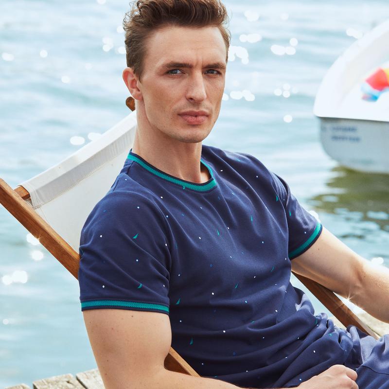 NAUTICA ERKEK LACİVERT PİJAMA