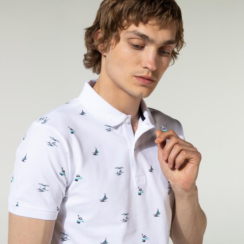 NAUTICA ERKEK BEYAZ SLIM FIT POLO