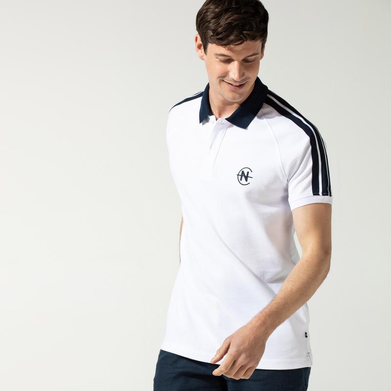 NAUTICA ERKEK BEYAZ SLIM FIT POLO