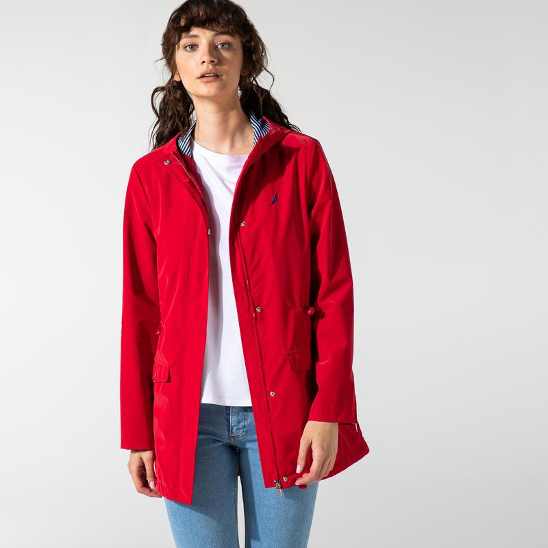 NAUTICA KADIN KIRMIZI CLASSIC FIT MONT