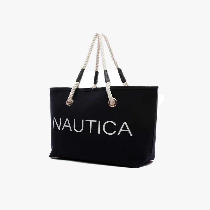 NAUTICA KADIN LACİVERT PLAJ ÇANTASI
