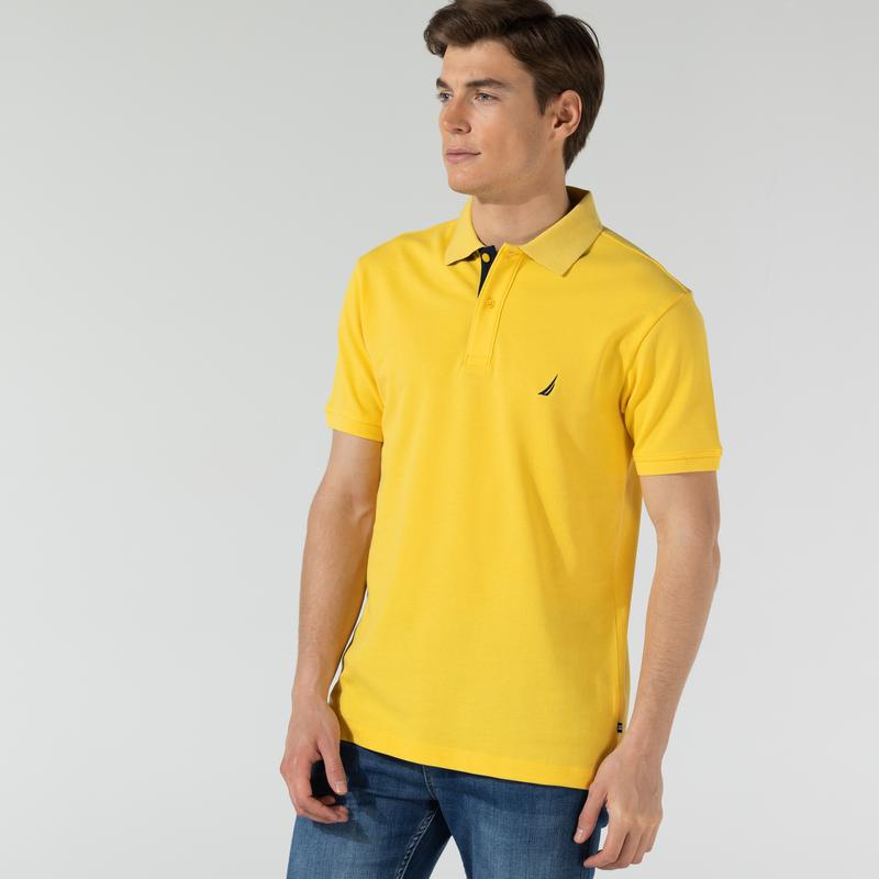 NAUTICA ERKEK SARI SLIM FIT POLO