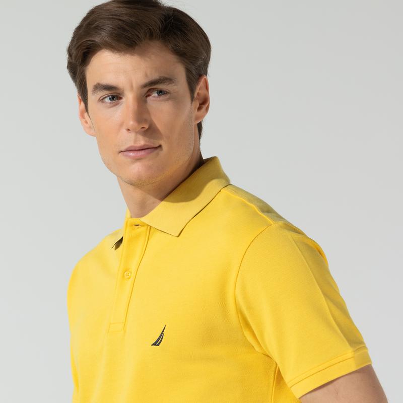 NAUTICA ERKEK SARI SLIM FIT POLO