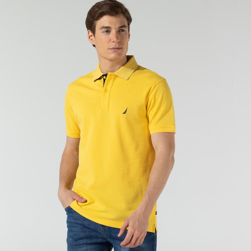 NAUTICA ERKEK SARI SLIM FIT POLO