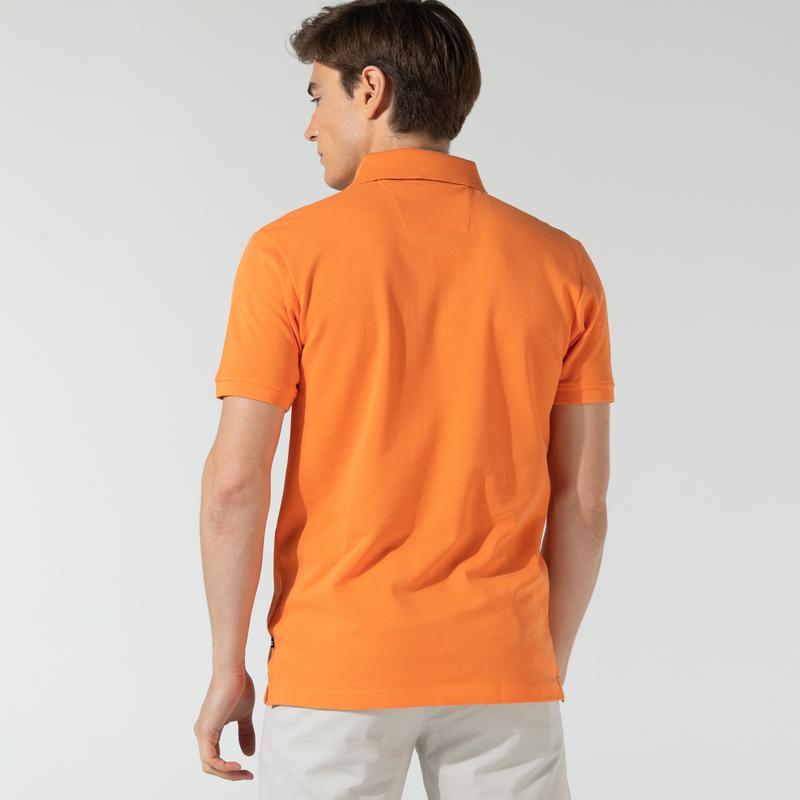 NAUTICA ERKEK TURUNCU SLIM FIT POLO