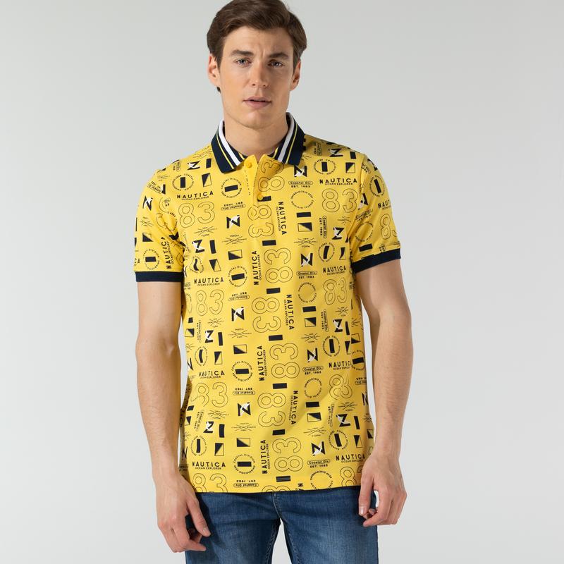 NAUTICA ERKEK SARI SLIM FIT POLO