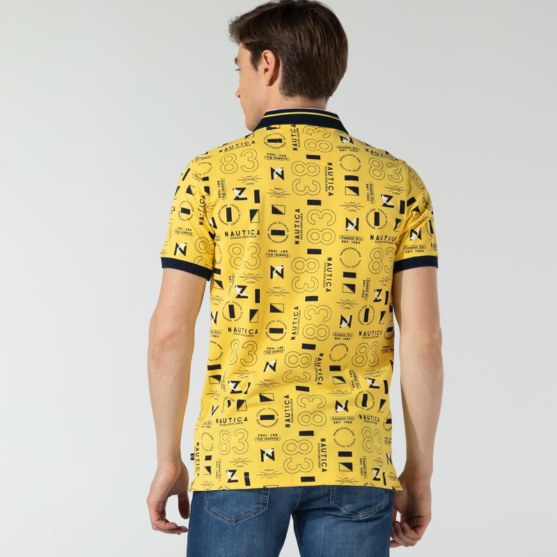 NAUTICA ERKEK SARI SLIM FIT POLO