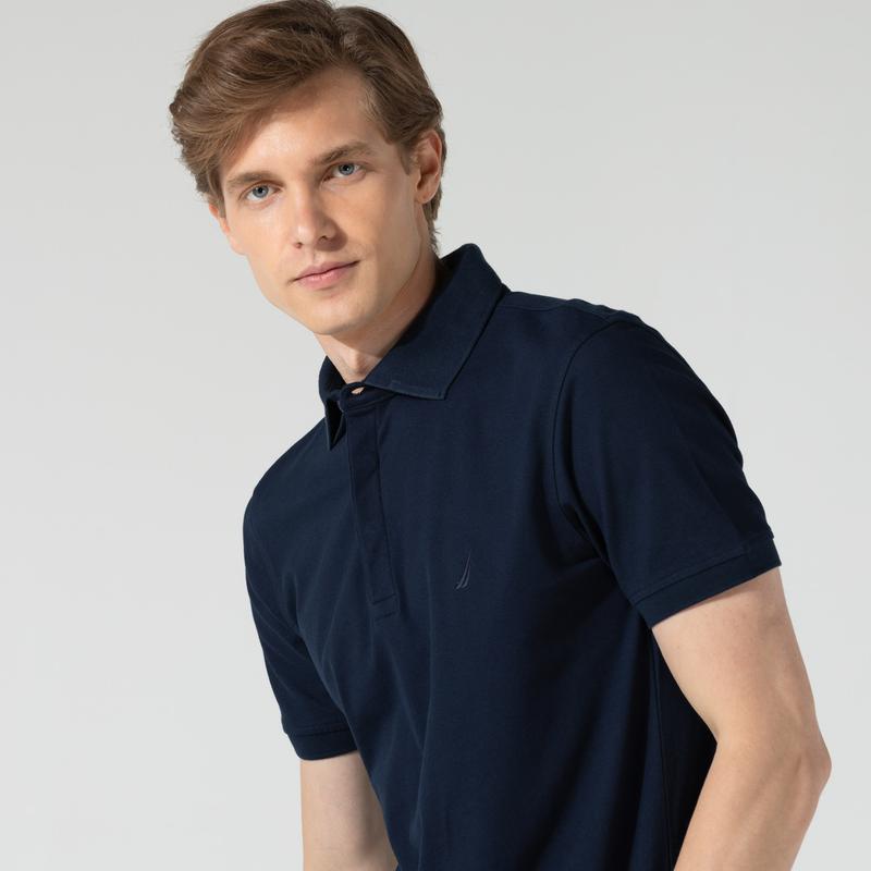 NAUTICA ERKEK LACİVERT SLIM FIT POLO