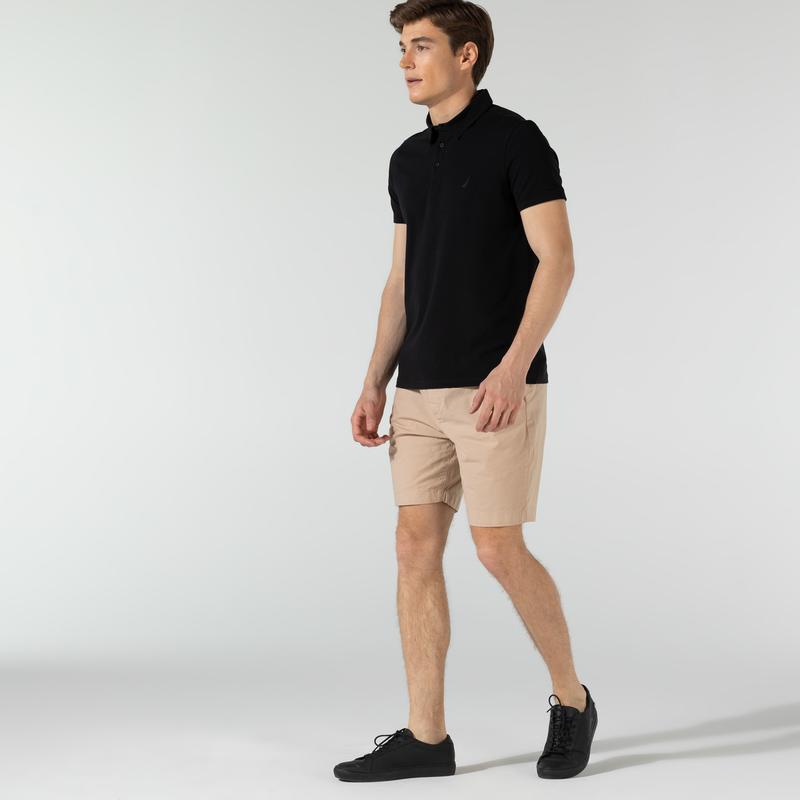 NAUTICA ERKEK BEJ SLIM FIT BERMUDA ŞORT