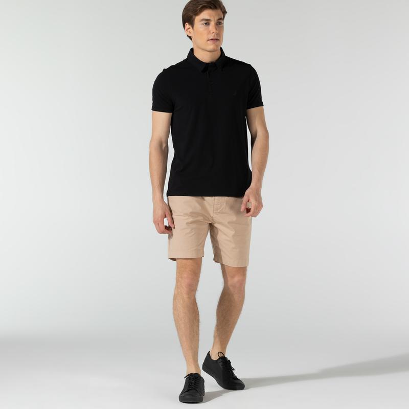 NAUTICA ERKEK BEJ SLIM FIT BERMUDA ŞORT