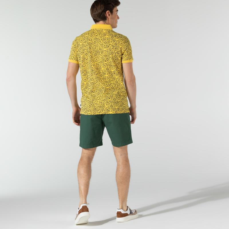 NAUTICA ERKEK YEŞİL SLIM FIT BERMUDA ŞORT