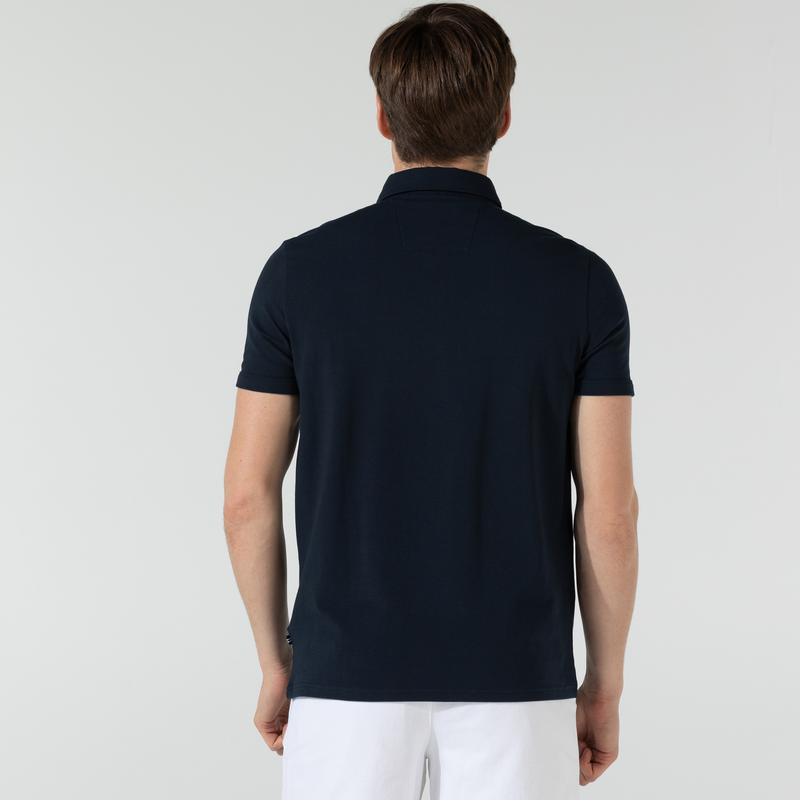 NAUTICA ERKEK LACİVERT SLIM FIT POLO