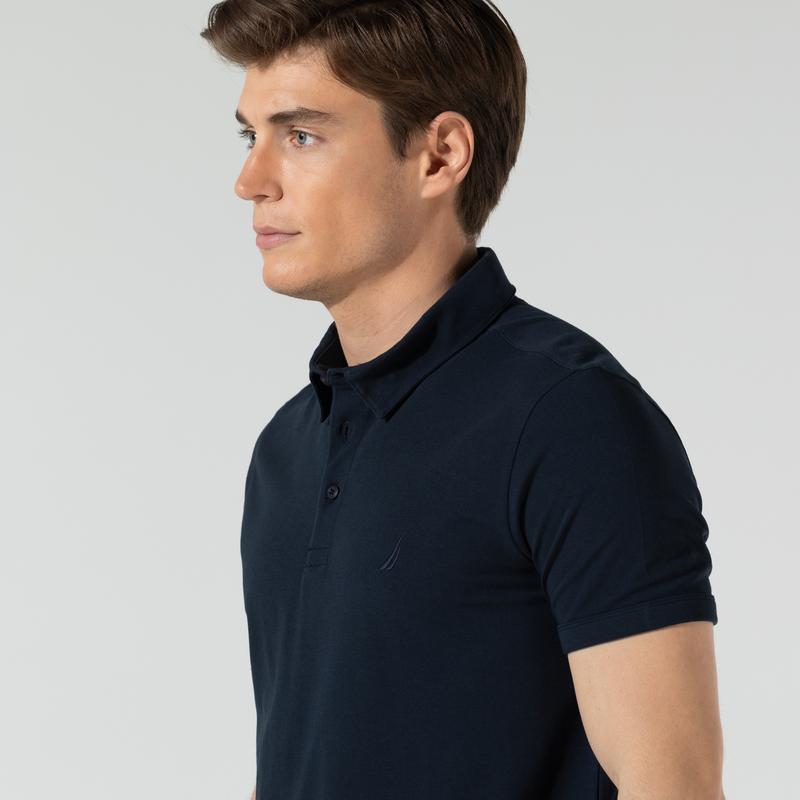 NAUTICA ERKEK LACİVERT SLIM FIT POLO