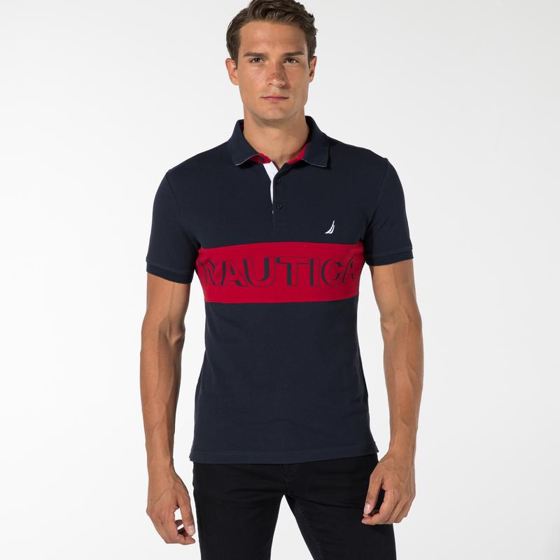 NAUTICA ERKEK LACİVERT SLIM FIT POLO