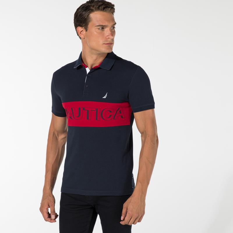 NAUTICA ERKEK LACİVERT SLIM FIT POLO