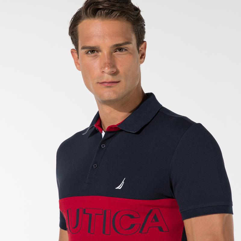 NAUTICA ERKEK LACİVERT SLIM FIT POLO