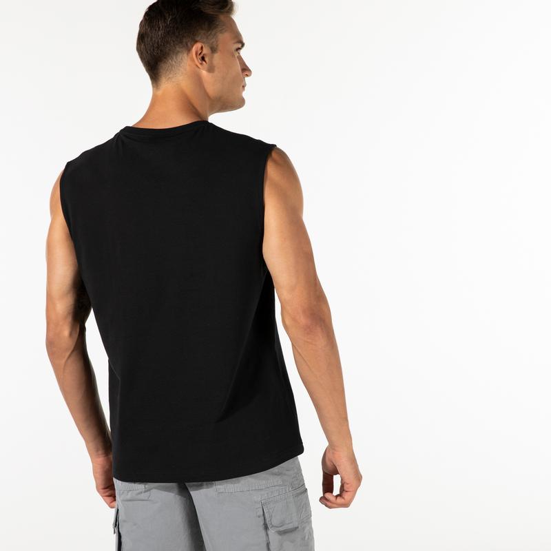 NAUTICA ERKEK SİYAH KOLSUZ T-SHIRT
