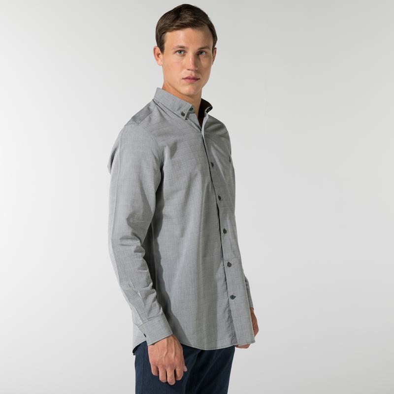 NAUTICA ERKEK YEŞİL CLASSIC FIT EKOSE UZUN KOLLU GÖMLEK