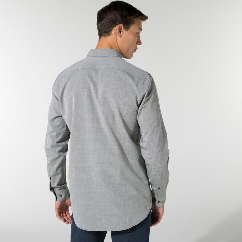 NAUTICA ERKEK YEŞİL CLASSIC FIT EKOSE UZUN KOLLU GÖMLEK