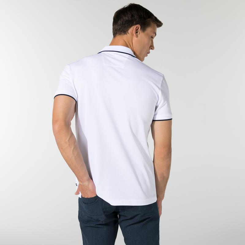 NAUTICA ERKEK BEYAZ SLIM FIT POLO