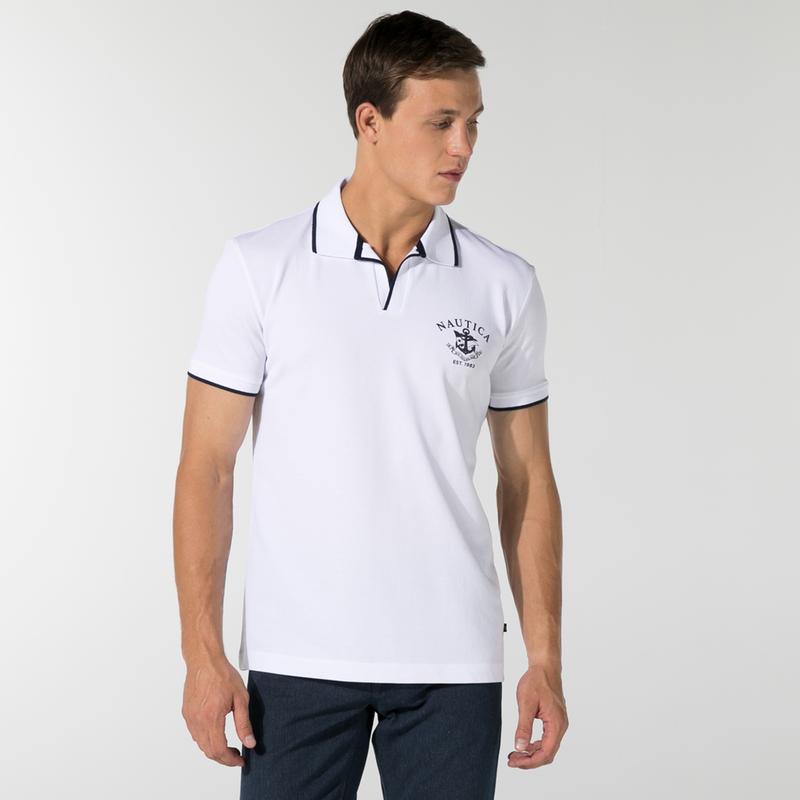 NAUTICA ERKEK BEYAZ SLIM FIT POLO