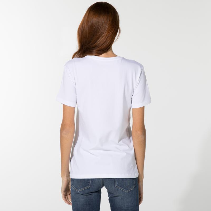 NAUTICA KADIN BEYAZ BASKILI T-SHIRT