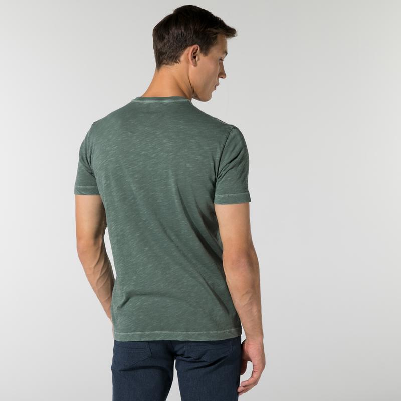 NAUTICA ERKEK YEŞİL BASKILI T-SHIRT