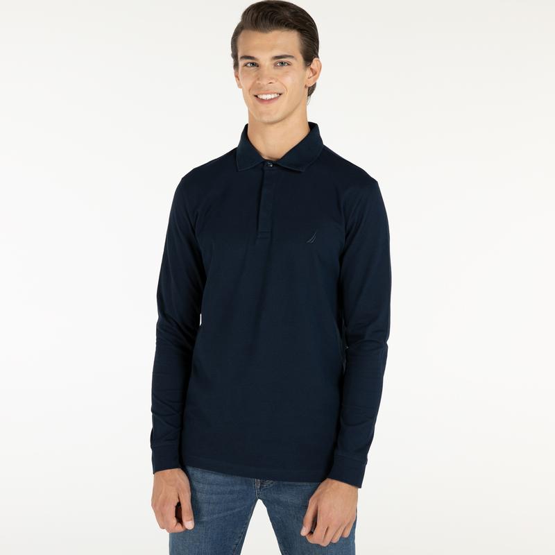 NAUTICA Erkek Slim Fit Lacivert Polo