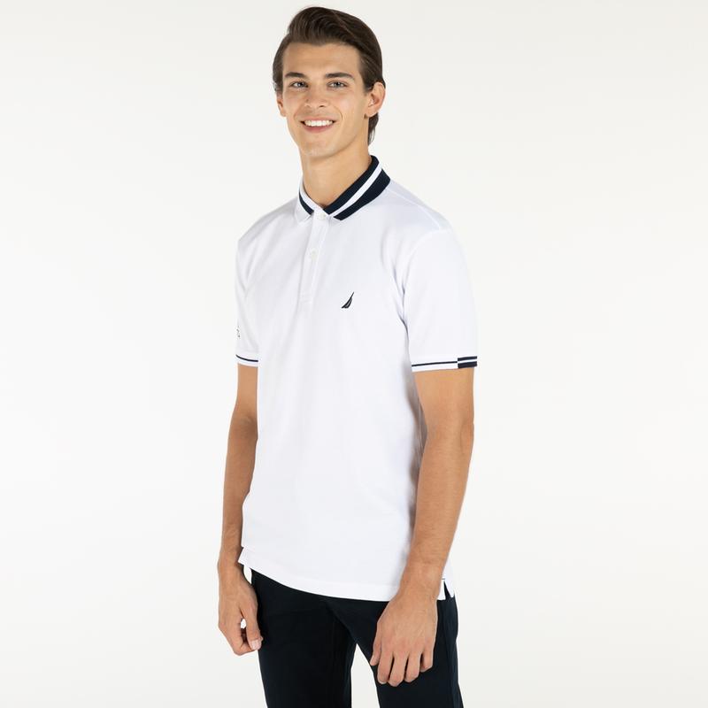 NAUTICA ERKEK BEYAZ SLIM FIT POLO