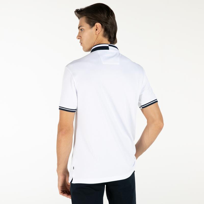 NAUTICA ERKEK BEYAZ SLIM FIT POLO