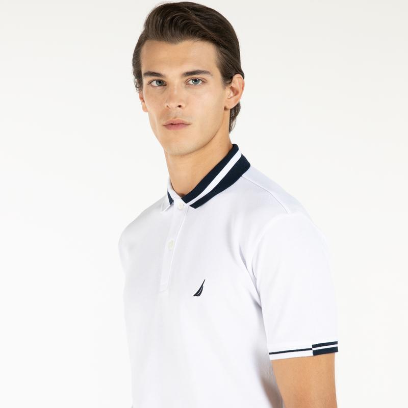 NAUTICA ERKEK BEYAZ SLIM FIT POLO