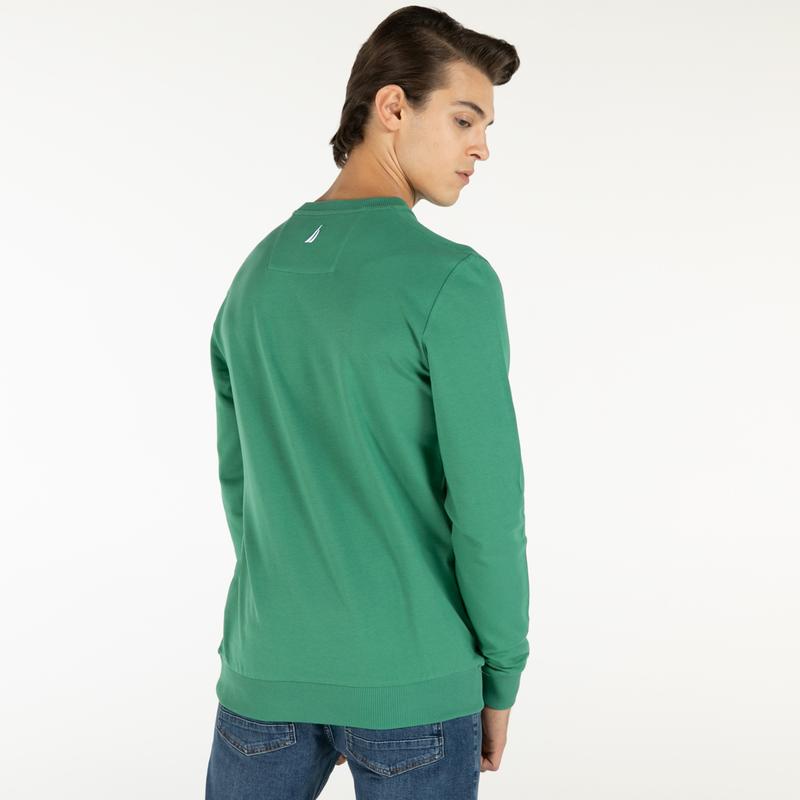 NAUTICA ERKEK YEŞİL SWEATSHIRT