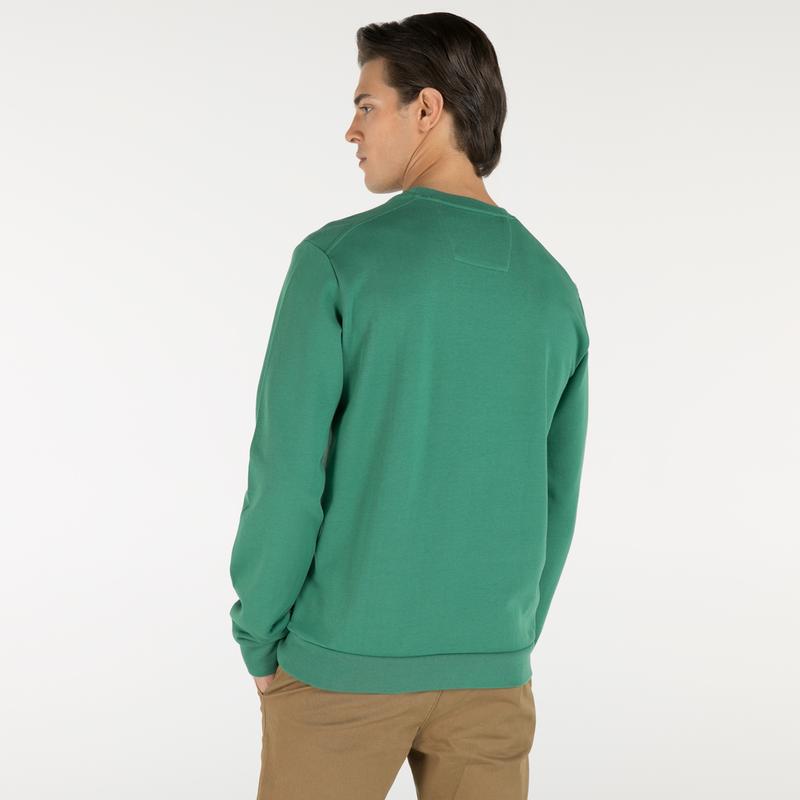 NAUTICA ERKEK YEŞİL BASKILI SWEATSHIRT
