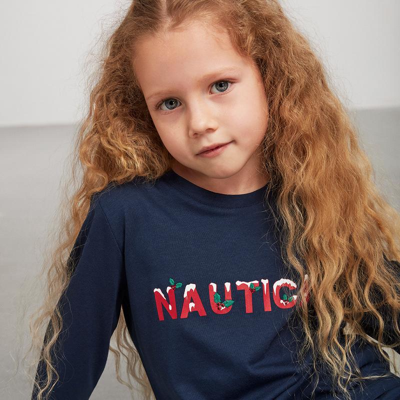 NAUTICA ÇOCUK LACİVERT PİJAMA TAKIM