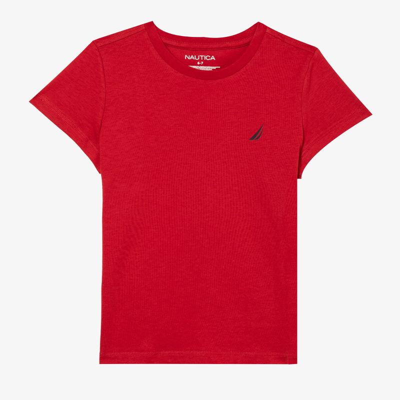 NAUTICA ERKEK ÇOCUK KIRMIZI STANDART FIT T-SHIRT