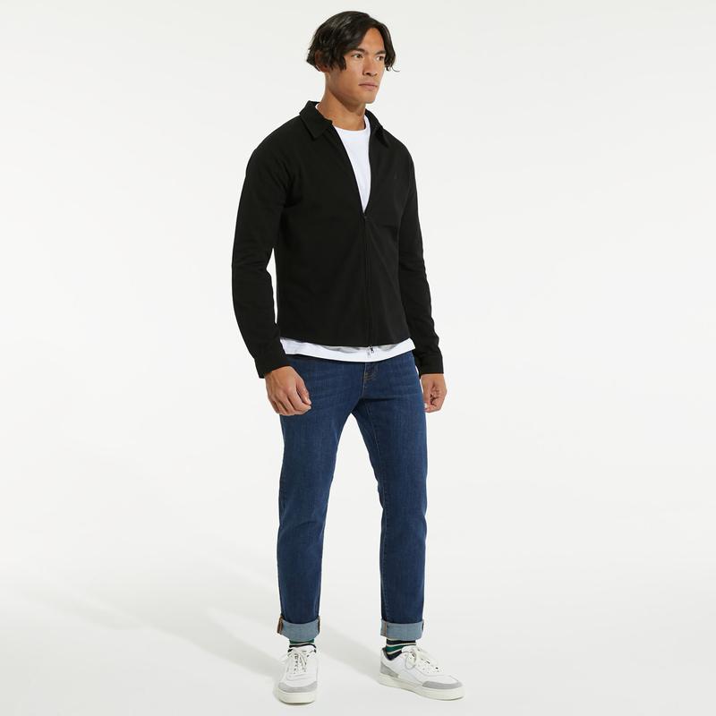 NAUTICA ERKEK SİYAH CLASSİC FİT UZUN KOLLU POLO
