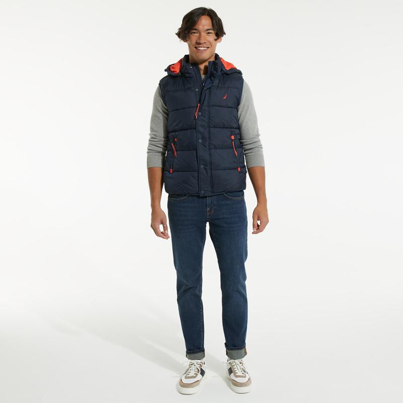 NAUTICA ERKEK LACİVERT YELEK