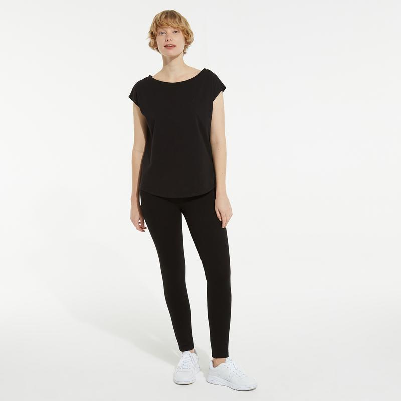 NAUTICA KADIN SİYAH KISA KOLLU T-SHIRT