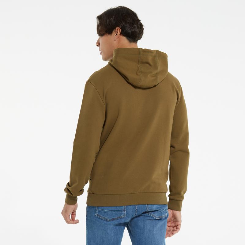 NAUTICA ERKEK YEŞİL BASKILI KAPÜŞONLU SWEATSHIRT