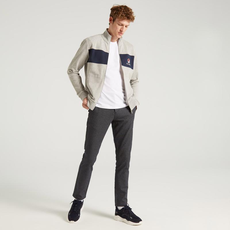 NAUTICA ERKEK GRİ FERMUARLI SWEATSHIRT
