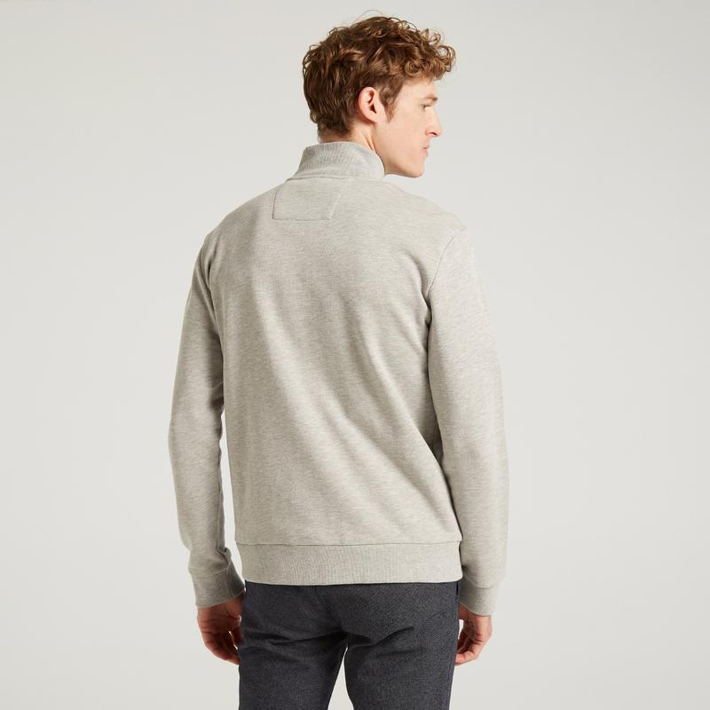 NAUTICA ERKEK GRİ FERMUARLI SWEATSHIRT