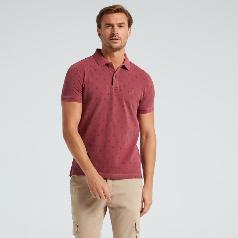 NAUTICA ERKEK BORDO SLIM FIT POLO