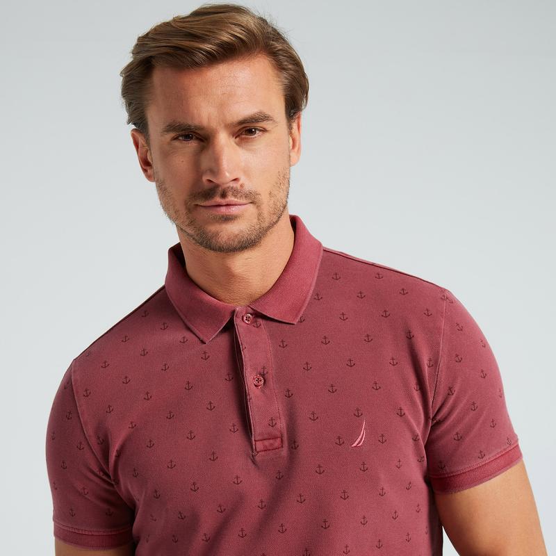 NAUTICA ERKEK BORDO SLIM FIT POLO