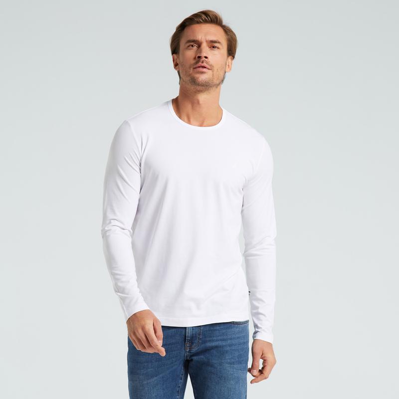 NAUTICA ERKEK BEYAZ UZUN KOLLU TSHIRT