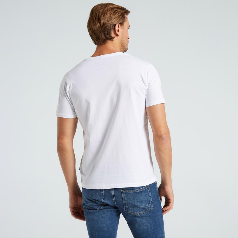 NAUTICA ERKEK BEYAZ STANDART FIT KISA KOLLU T-SHIRT