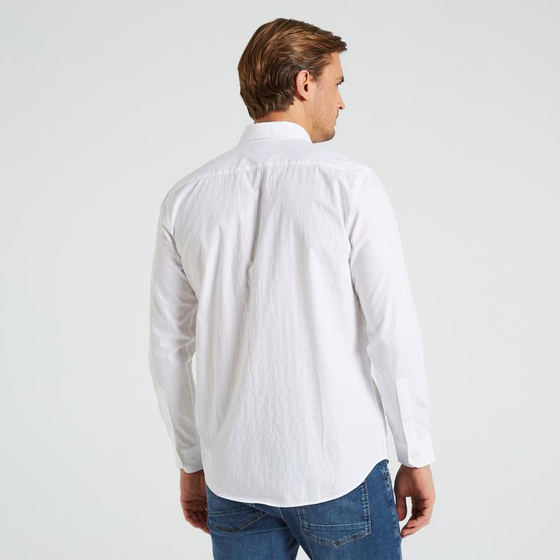 NAUTICA ERKEK BEYAZ CLASSIC FIT UZUN KOLLU GÖMLEK